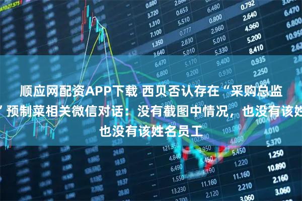 顺应网配资APP下载 西贝否认存在“采购总监张明华”预制菜相关微信对话：没有截图中情况，也没有该姓名员工