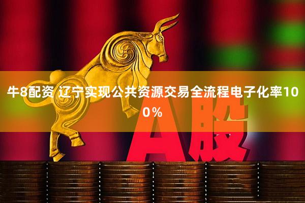 牛8配资 辽宁实现公共资源交易全流程电子化率100％