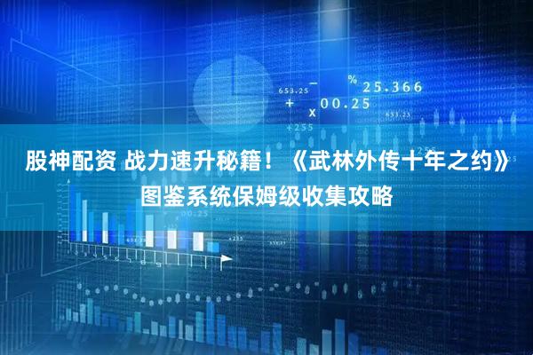 股神配资 战力速升秘籍！《武林外传十年之约》图鉴系统保姆级收集攻略